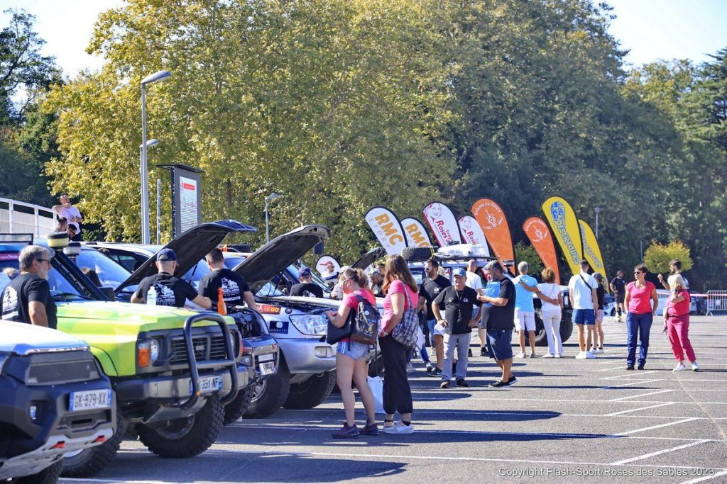 Rallye des Roses - Trophée Roses des Sables - Jour du départ