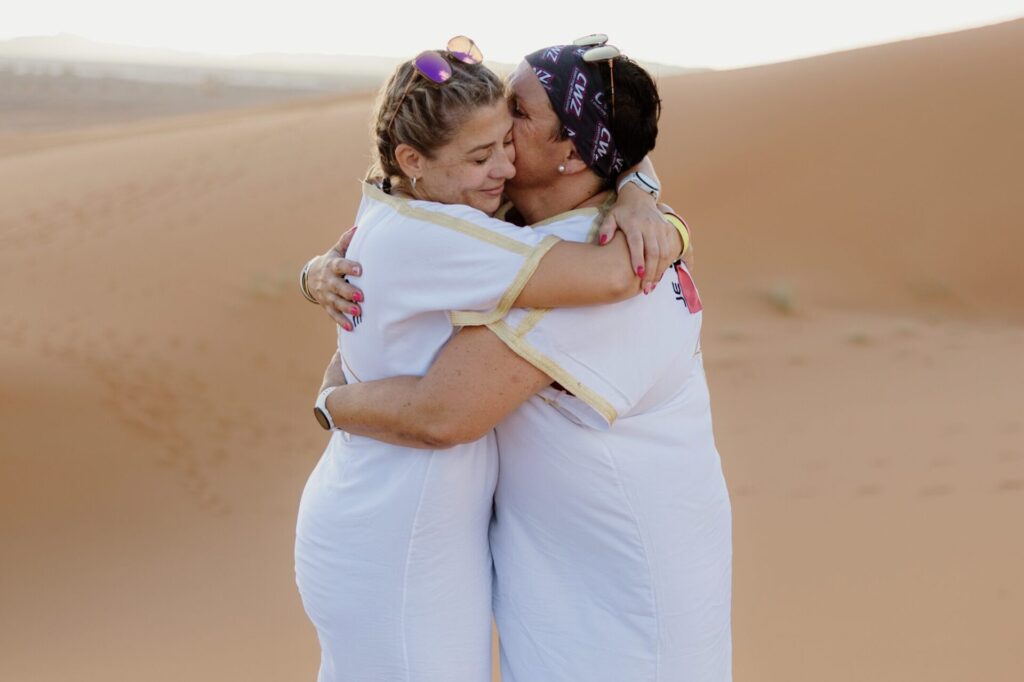 solidarité des femmes rallye roses des sables